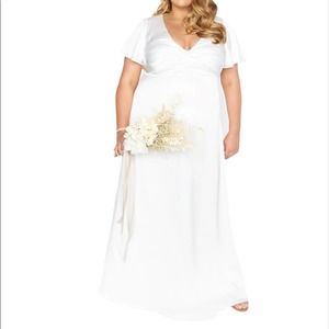 Show Me Your Mumu Rome Twist Wedding Gown White Size 3X NWT
